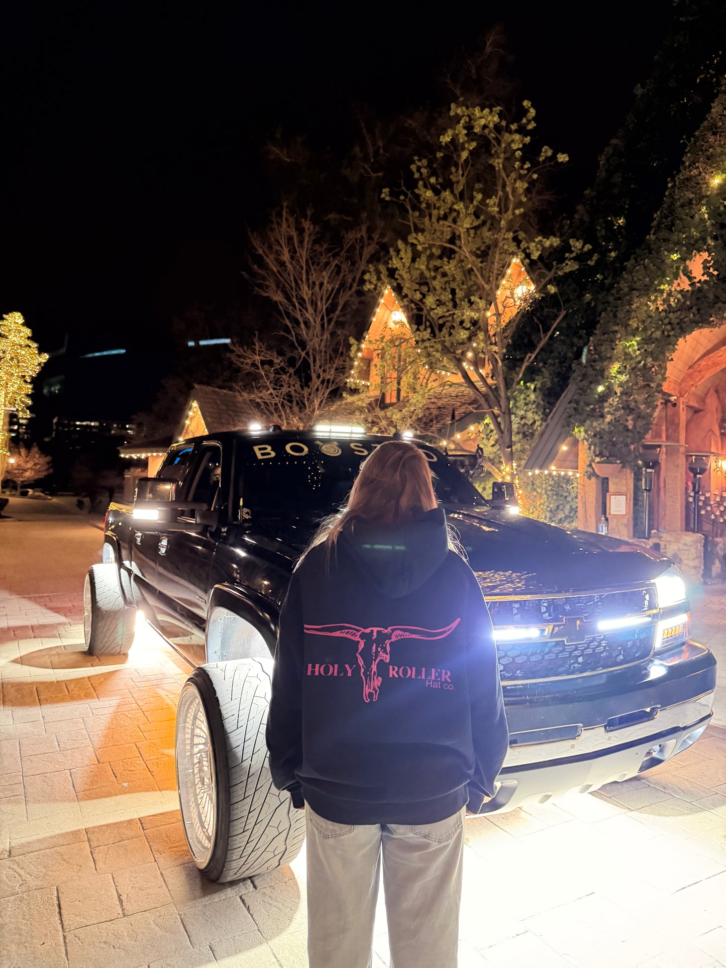 Holy Roller Hoodie (pink)